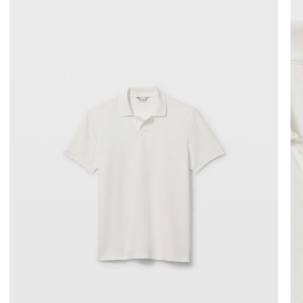 NWT - Club Monaco Johnny Collar Polo - White, Small